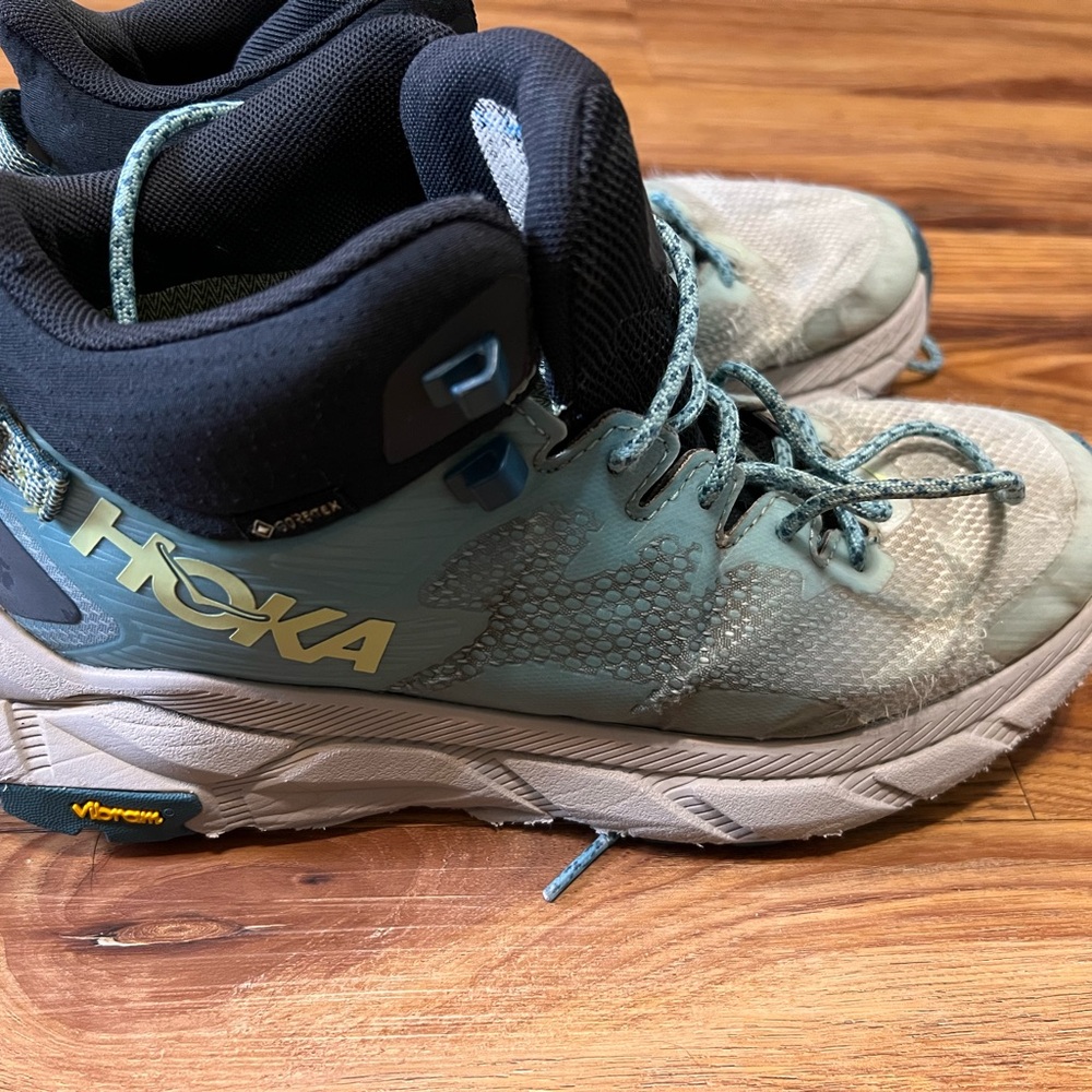 Hoka One One Women's Trail Code GTX Gore-Tex Vibram Hiking Boot Shoes Size 9B - Picture 8 of 10